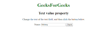 How To Get The Value Of Text Input Field Using Javascript