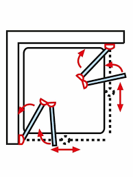 Schulte Garant Eckeinstieg Mit Drehfaltturen Echtglas Sondermass In 2020 Glas Eckduschen