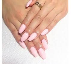 Nail salon in mexico city, mexico. Pink Coffin Nails Pale Pink Nails Baby Pink Nails Acrylic Blush Pink Nails