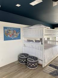 It is no surprise that navy blue accent walls are starting to appear as a simpler makeover option. 75 Beautiful Shiplap Wall Bedroom With Blue Walls Pictures Ideas July 2021 Houzz