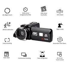 You also have the opportunity to change lenses and choose the options that are suitable for your purposes. Full Hd 4k Video Camera Wifi Handheld Dv Professional Night Vision Anti Shake Digital Photo Camera Camcorder Flow Stabilizer Consumer Camcorders Aliexpress