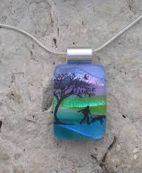 Jewellery, plates, coasters, sun catchers, clock faces. Scenery Dichroic Fused Glass Jewelry By Jump Glass The Beading Gem S Journal