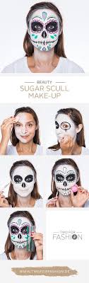 Es Ist So Einfach Den Zuckerschadel Zu Erfinden Halloween Schminken Halloween Sugar Skull Halloween Halloween Gesicht Schminken