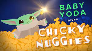 Not just tacos but choccy milk and chicky nuggies. Baby Yoda Chicken Nuggets Song Youtube