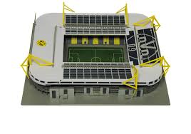 Bvb gesang signal iduna park borussia dortmund stadion fußball. Das Herzstuck Des Bvb Signal Iduna Park Im Miniatur Format