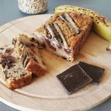 Cake A La Banane Aux Flocons D Avoine Et Aux Pepites De Chocolat Cake A La Banane Pepite Chocolat Flocon Avoine