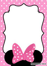 Free Minnie Mouse Kids Polkadot Invitation Templates Free Invitation Templ Minnie Mouse Invitations Minnie Mouse Birthday Invitations Mickey Mouse Invitation