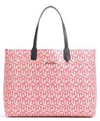 Purses selected currently refined by category: Tommy Hilfiger Iconic Tommy Tote Bag Synthetic Beige Pink Aw0aw10094 Tp1 Wardow Com