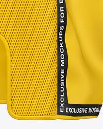 Download Shorts Mockup Side View In Apparel Mockups On Yellow Images Object Mockups