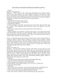 Teralu mudah untuk membuat id, sehingga. Doc Macam Search Engine Smansa Raya Academia Edu