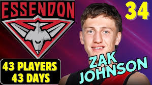 ZAK JOHNSON has TONS of Potential for ESSENDON in 2026. 43 Players In 43  Days