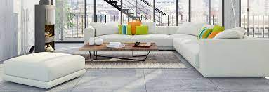Modernes kunstleder, aus mikrofaser gefertigt, gleicht echtem leder bis in detail und bietet ähnlich gute isolation gegenüber staubmilben. Sofa Hocker Als Erganzung Zur Wohnlandschaft Zuhause Bei Sam