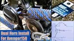 Wholesale motorcycle and scooter parts. Bike Double Horn Fitting Horn With Relay Wiring Diagram Youtube