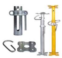 Formwork Scaffolding Steel Prop Accessories Steel Prop Sleeve with Nut Base  Plate for Steel Prop