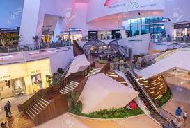 Crystal columns, moving color lights, artistic displays, indoor gardens , etc. Las Vegas July 21 The Crystals Mall In Las Vegas Strip On Stock Photo Picture And Royalty Free Image Image 31509589