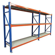 Longspan Racking Storage Warehouse Racking Two Complete Storage Racking Units With 3 Shelf Levels Per Unit Shown Warehouse Shelving Storage Storage Rack