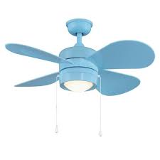 A classical golden painted home depot ceiling fan with light will suit major interiors. Home Decorators Collection Padgette 36 In Led Blue Ceiling Fan Yg683ap Bl The Home Depot