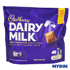 Cadbury dairy milk wishes you happiness, love and chocolatey good times with family and friends. Cadbury Dairy Milk Mini Sharebag 35 X 4 5g Shopee Malaysia