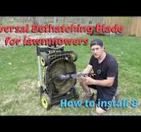 DIY Dethatching using a normal lawn mower and $30 blade