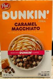 We already weighed in on dunkin' donuts iced coffee flavors, but this is the main event. Dunkin Caramel Macchiato Breakfast Cereal 11 Oz 884912349439 Ebay