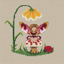 Free Cross Stitch Pattern Garden Fairy Cross Stitch Fairy Cross Stitch Patterns Cross Stitch