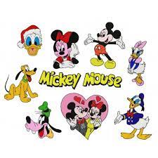 You will find free designs that you can download as many times as you want, in the format you want. Disney Mickey Mouse Free Embroidery Designs