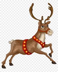 Santa is supposed to live at the north pole. Reindeer Gwein Christmas Theme Cartoon Santa Claus Reindeer Free Transparent Png Clipart Images Download
