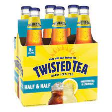 Twisted Tea Hard Iced Tea Half Half 12 Oz Bottles Shop Beer Wine At H E B