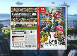 Gaming icons clash in the ultimate brawl you can play anytime, anywhere! Super Smash Bros Ultimate Replacement Case Double Sided Insert Nintendo Switch Ebay