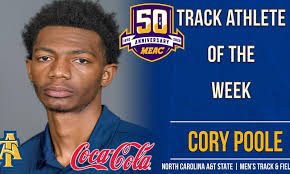 MEAC Announces Weekly Track & Field Honors, presented by Coca-Cola