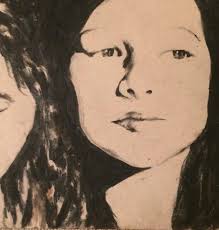 Women Portraits In Line Art large Print