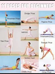 Easy Peasy Beginner Yoga Poses It Will Take You No Time At All To Master These With Patience And Practice Workout Exercise Easy Yoga Poses