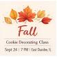 "Fall" Cookie Decorating Class w/ My Cookie Cottage