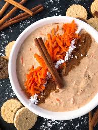 Carrot Cake Cream Cheese Dip Three Olives Branch Recipe Vegan Dessert Recipes Easy Dessert Recipes Easy Cream Cheese Dips