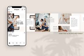 Download Olive Instagram Carousel Canva In 2020 Instagram Design Layout Instagram Design Carousel PSD Mockup Templates