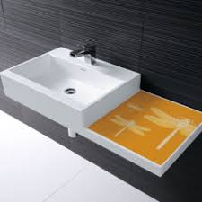 flat bathroom sinks laufen living square