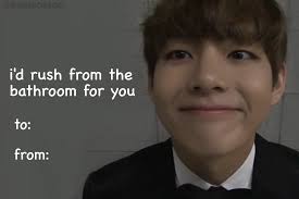 Bts valentine cards | tumblr. Bts Valentines Part 2 First