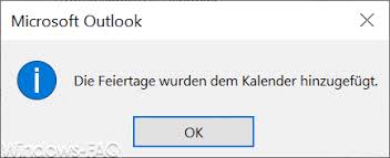 Termine schulferien, brückentage, feiertagskalender, ferienkalender. Feiertage In Den Outlook Kalender Importieren Import Kalender Outlook Windows Faq