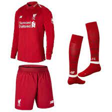 Liverpool home l/s jersey 2019 not sure there was any more entertaining team in europe last season than liverpool. Liverpool Home Kit 2018 19 Youth Size Lfc Long Sleeve Jersey Shorts Socks