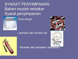 Semua bahan kimia atau bahan mudah terbakar dalam bentuk cecair, gas, hablur dan serbuk yang mudah terbakar, mengkakis serta melecur hendaklah disimpan di stor berasingan, lengkap dengan alat pencegah kebakaran dan alat bantuan rawatan kecemasan. Penanganan Dan Penyimpanan Bahan Bahan Kimia Berbahaya Ppt Download