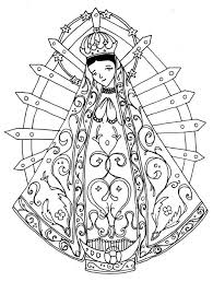 Virgen De Lujan Para Pintar Coloring Pages Dog Coloring Page Faith Crafts