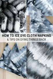 Black And Grey Tie Dye Diy How To Ice Dye My Black Ice Dye Napkin Tutorial Using Black Procion Dye Diy Dye Fabric Dyeing Techniques Diy Tie Dye Shirts