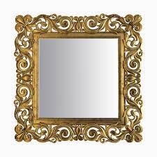 Ygbh bathroom mirror for wall, rectangle bathroom mirror, large gold framed mirror, makeup mirror, round corner design for bathroom, living room, bedroom (black, 2436 inch) 3.7 out of 5 stars 7 $104.99 $ 104. 3d Model Gold Square Mirror