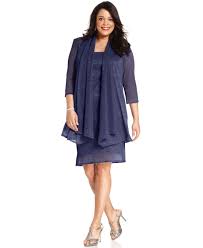 R M Richards R M Richards Plus Size Sleeveless Metallic Dress And Jacket Reviews Dresses Women Macy S Plus Size Dresses Mother Of The Bride Dresses Mother Of Groom Dresses