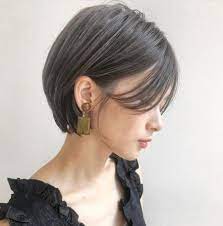 60代髪型 ショートヘアスタイル 丸顔 面長 パーマ lala magazine ララマガジン 前髪なし ショートボブ 前髪なし ボブ 60代 髪型