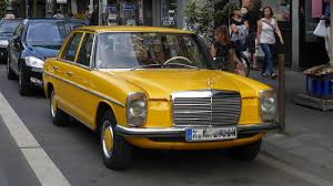 Yellow 1976 Mercedes Benz 300d Mercedes Mercedes Benz Benz