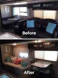 Table And Chairs To Replace Dining Booth In Rv Rvs Campers Travel Trailers And Motorhomes Without Th Dining Booth Remodeled Campers Camper Trailer Remodel