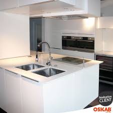 Cuisine Blanche Moderne Facade Bora Blanc Brillant Oskab Cuisine Moderne Blanche Cuisine Moderne Ilot Cuisine
