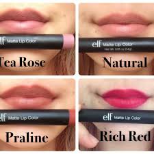 L Oreal сияющая помада для губ Color Riche Shine E L F Matte Lip Color Natural Rich Red Warna Bibir Produk Makeup Pensil Bibir