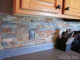Stones and pebbles can be used instead of tiles and they will give your backsplash a unique look. 4 Diy Stone And Pebble Kitchen Backsplashes To Make Shelterness